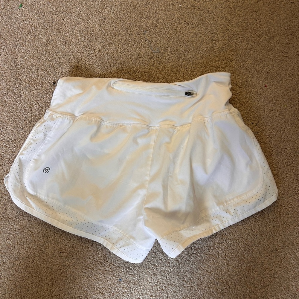 Women's White Champion Athletic Shorts